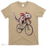 Axolotl Cycling Funny Axolotl Lover Axolotl Bicycle Axolotl T-Shirt thumb 0