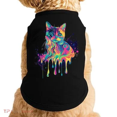 Abstract Cat Flow Doggie Tank