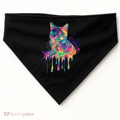 Abstract Cat Flow USA-Made Doggie Bandana