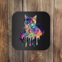 Abstract Cat Flow Coaster thumb 0