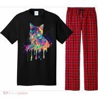 Abstract Cat Flow Pajama Set thumb 0