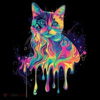 Abstract Cat Flow Women's Hoodie thumb 2