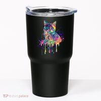 Abstract Cat Flow Tumbler thumb 0