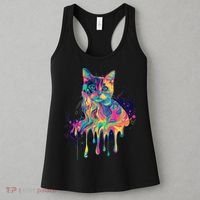 Abstract Cat Flow Women's Tank Top thumb 3
