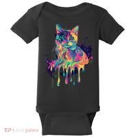 Abstract Cat Flow Baby Bodysuit thumb 0