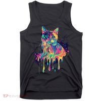 Abstract Cat Flow Tank Top thumb 0