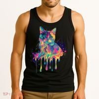 Abstract Cat Flow Tank Top thumb 3