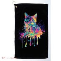 Abstract Cat Flow Golf Towel thumb 0