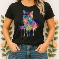 Abstract Cat Flow Women's T-Shirt thumb 2