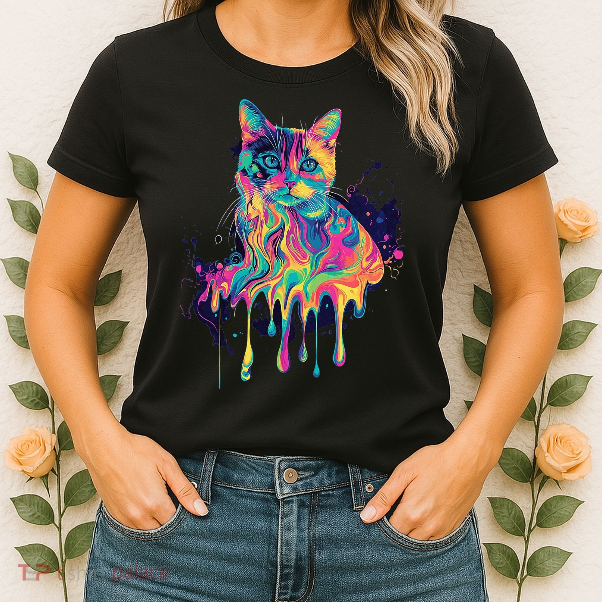 Abstract Cat Flow Women's T-Shirt