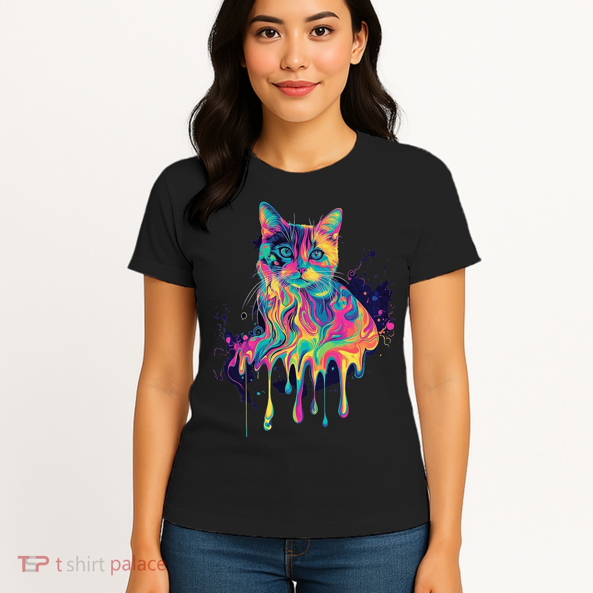Abstract Cat Flow Women's T-Shirt