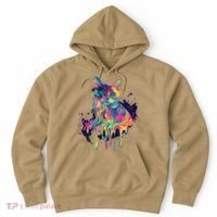 Abstract Cat Flow Hoodie thumb 0