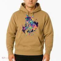 Abstract Cat Flow Hoodie thumb 2
