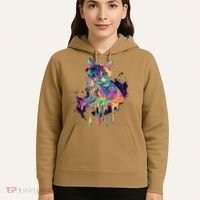 Abstract Cat Flow Hoodie thumb 5