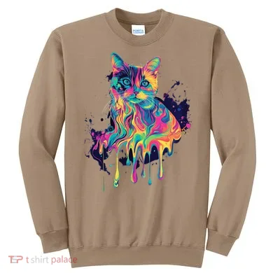 Abstract Cat Flow Sweatshirt
