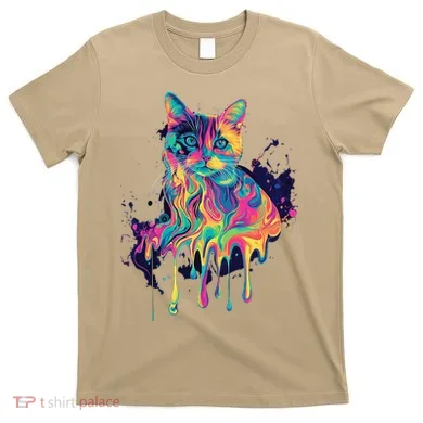 Abstract Cat Flow T-Shirt