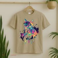 Abstract Cat Flow T-Shirt thumb 2