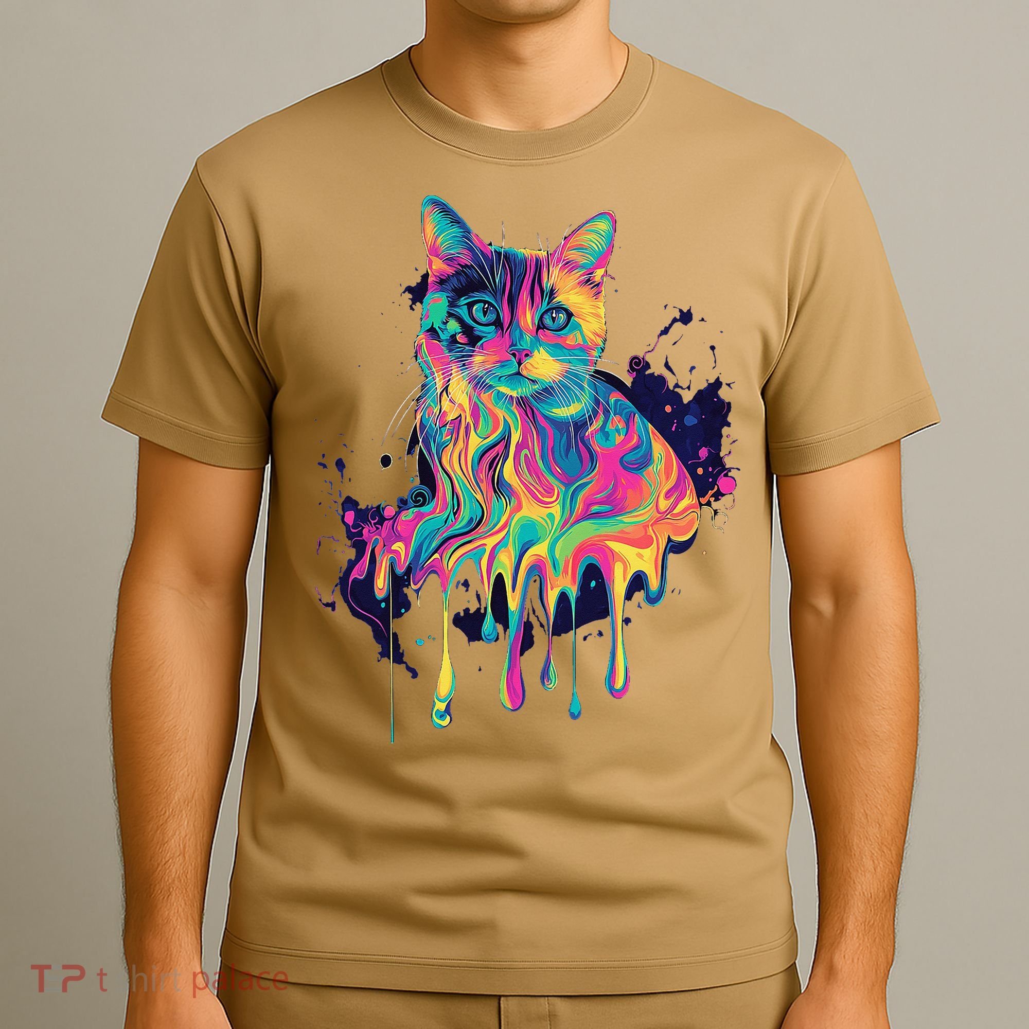 Abstract Cat Flow T-Shirt