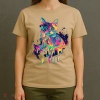 Abstract Cat Flow T-Shirt thumb 4