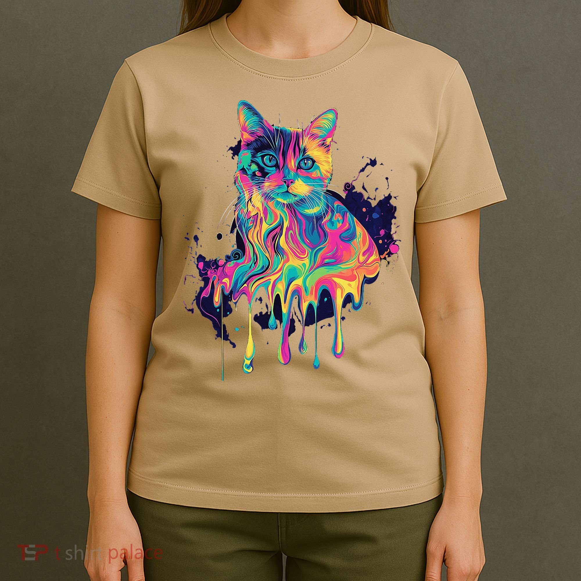 Abstract Cat Flow T-Shirt
