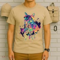 Abstract Cat Flow T-Shirt thumb 6