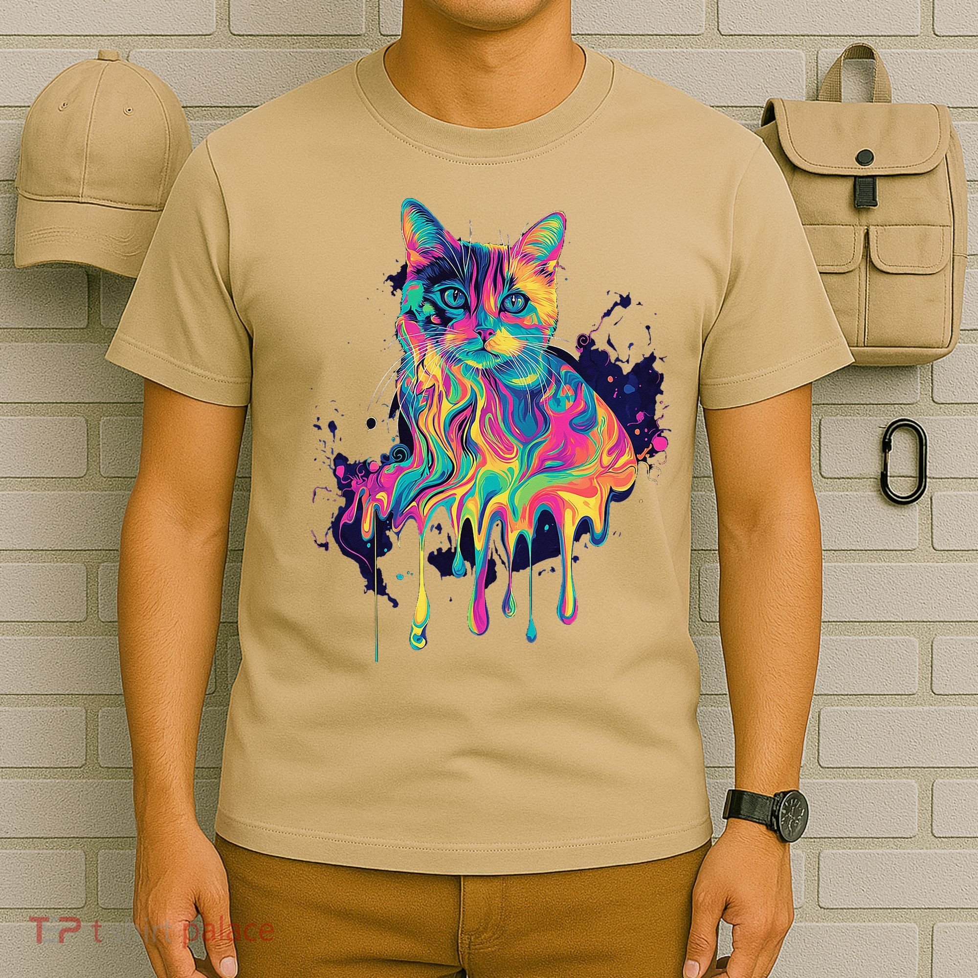 Abstract Cat Flow T-Shirt