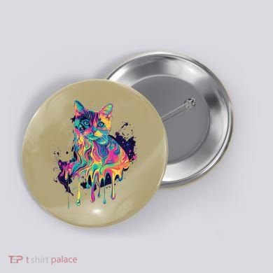Abstract Cat Flow Button