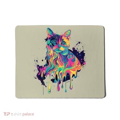Abstract Cat Flow Mousepad