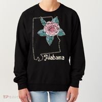 Alabama Camellia Flower Wildflower State Women's Sweatshirt thumb 0
