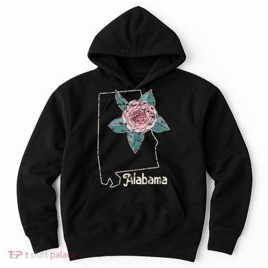 Alabama Camellia Flower Wildflower State Hoodie