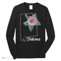 Alabama Camellia Flower Wildflower State Long Sleeve Shirt thumb 0