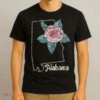 Alabama Camellia Flower Wildflower State T-Shirt thumb 3