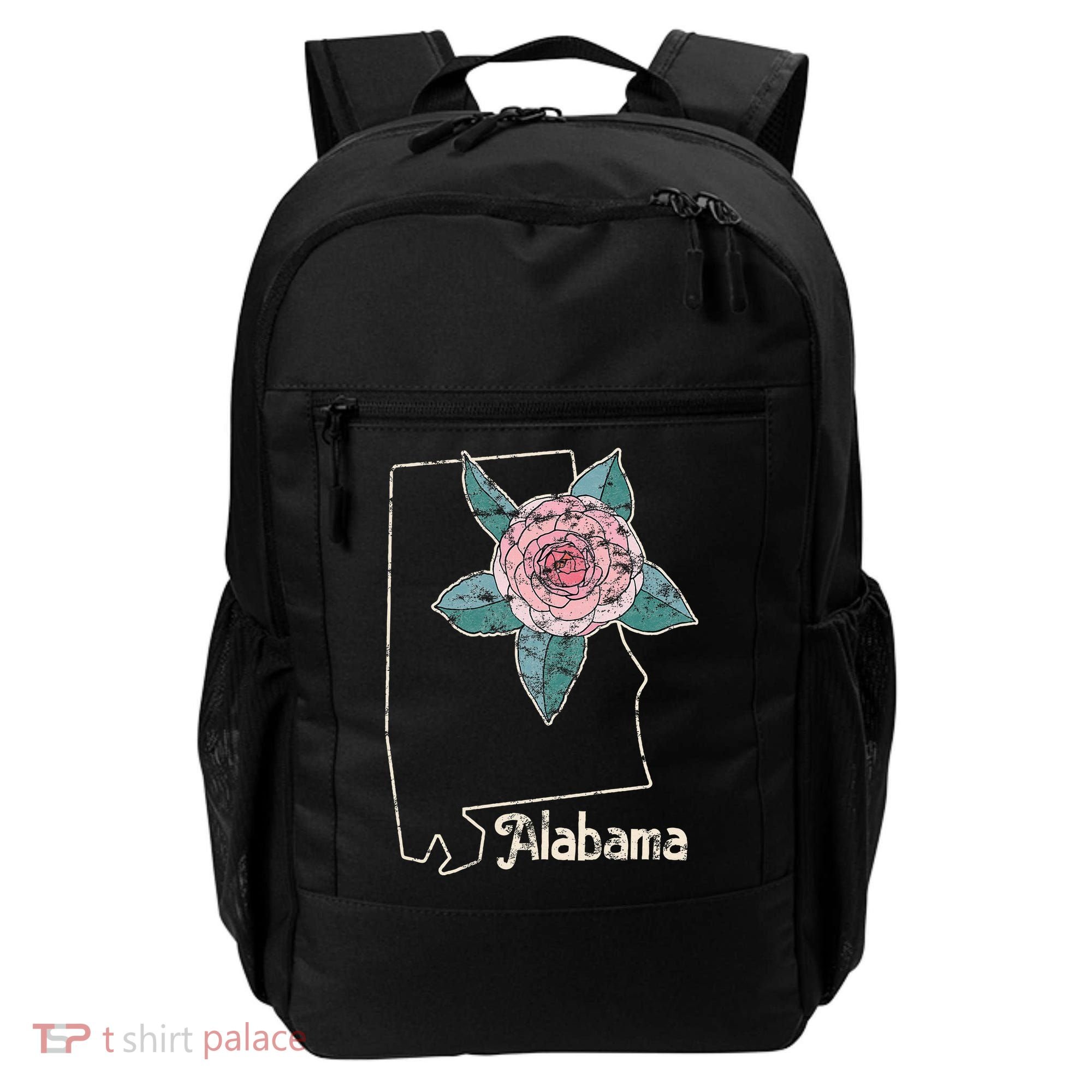 Alabama Camellia Flower Wildflower State Backpack
