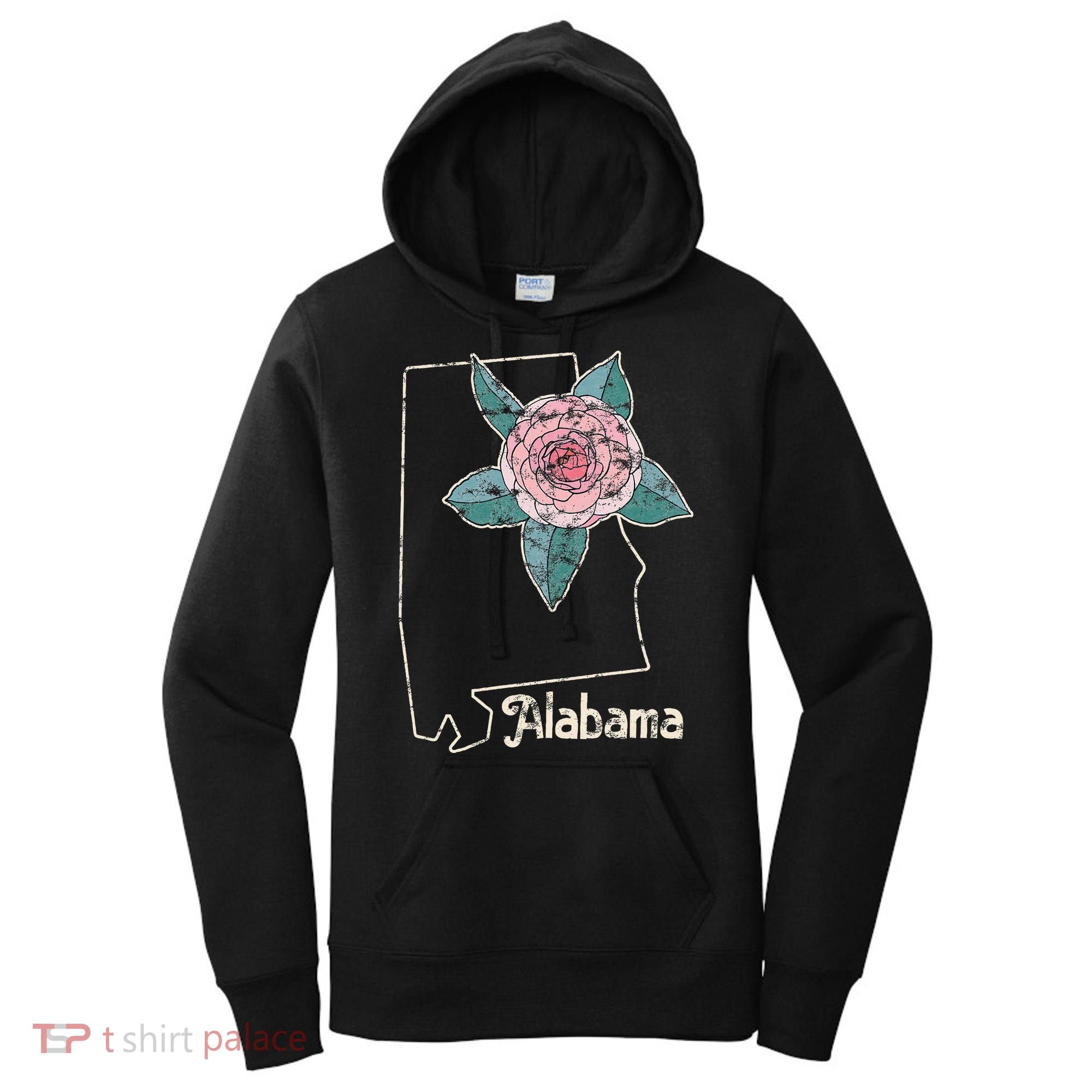 Alabama Camellia Flower Wildflower State Women's Hoodie