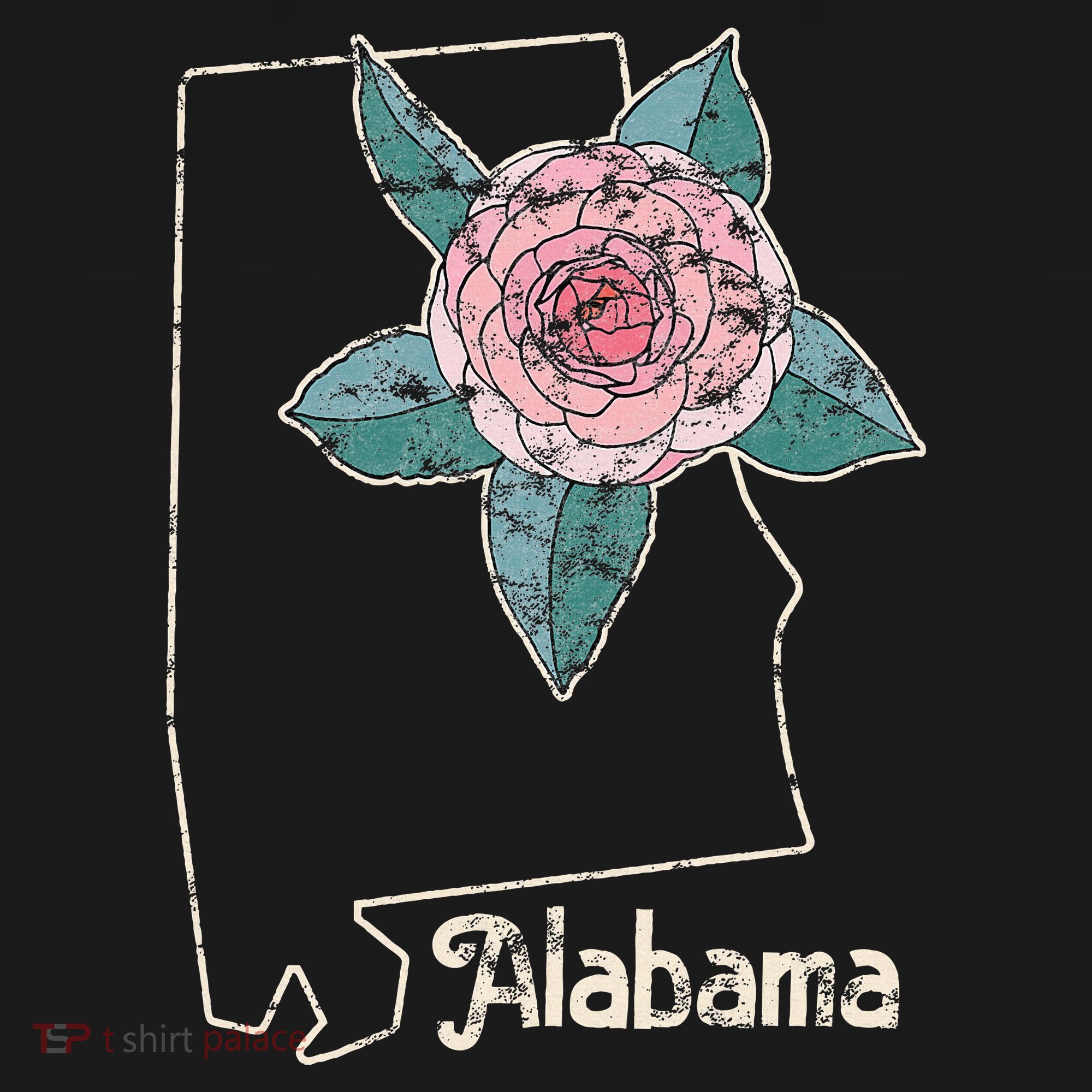 Alabama Camellia Flower Wildflower State Mousepad