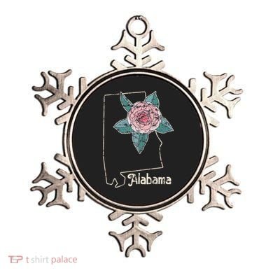 Alabama Camellia Flower Wildflower State Ornament