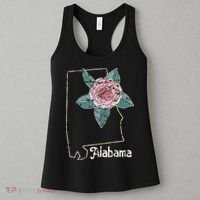 Alabama Camellia Flower Wildflower State Women's Tank Top thumb 3