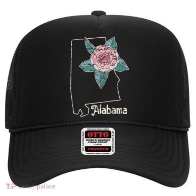 Alabama Camellia Flower Wildflower State Hat