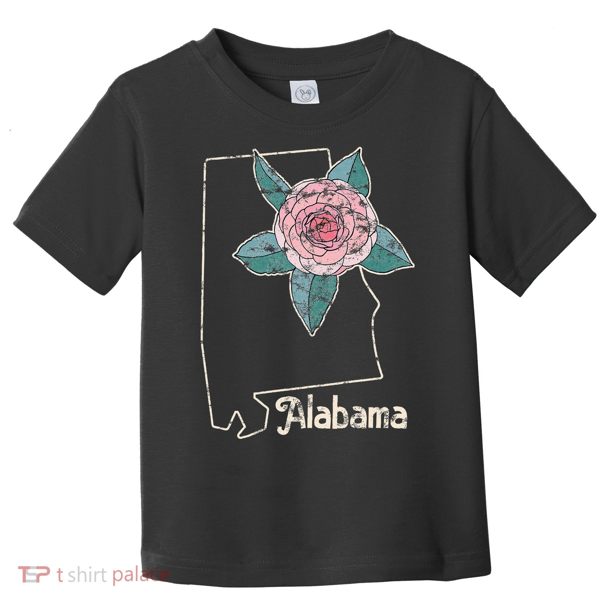 Alabama Camellia Flower Wildflower State Toddler T-Shirt