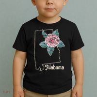 Alabama Camellia Flower Wildflower State Toddler T-Shirt thumb 2