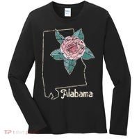 Alabama Camellia Flower Wildflower State Women's Long Sleeve Shirt thumb 0