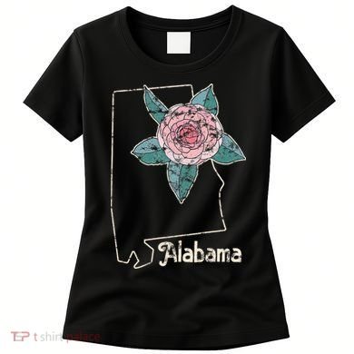Alabama Camellia Flower Wildflower State Women's T-Shirt