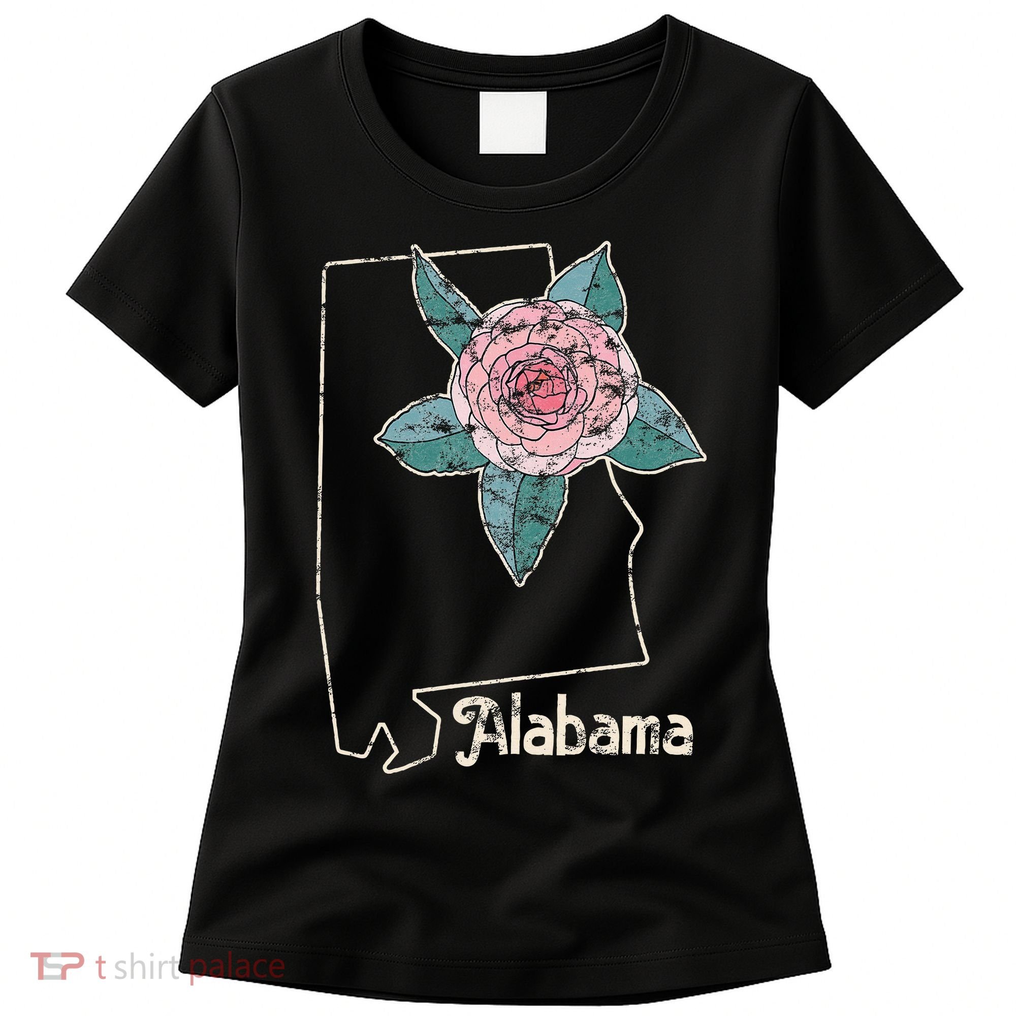 Alabama Camellia Flower Wildflower State Women's T-Shirt
