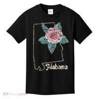 Alabama Camellia Flower Wildflower State Kids T-Shirt thumb 0