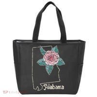 Alabama Camellia Flower Wildflower State Tote Bag thumb 0