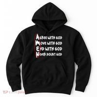 AMEN Christian Faith God Hoodie thumb 0