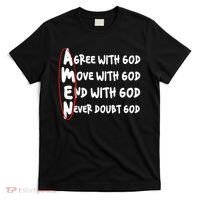 AMEN Christian Faith God T-Shirt thumb 0