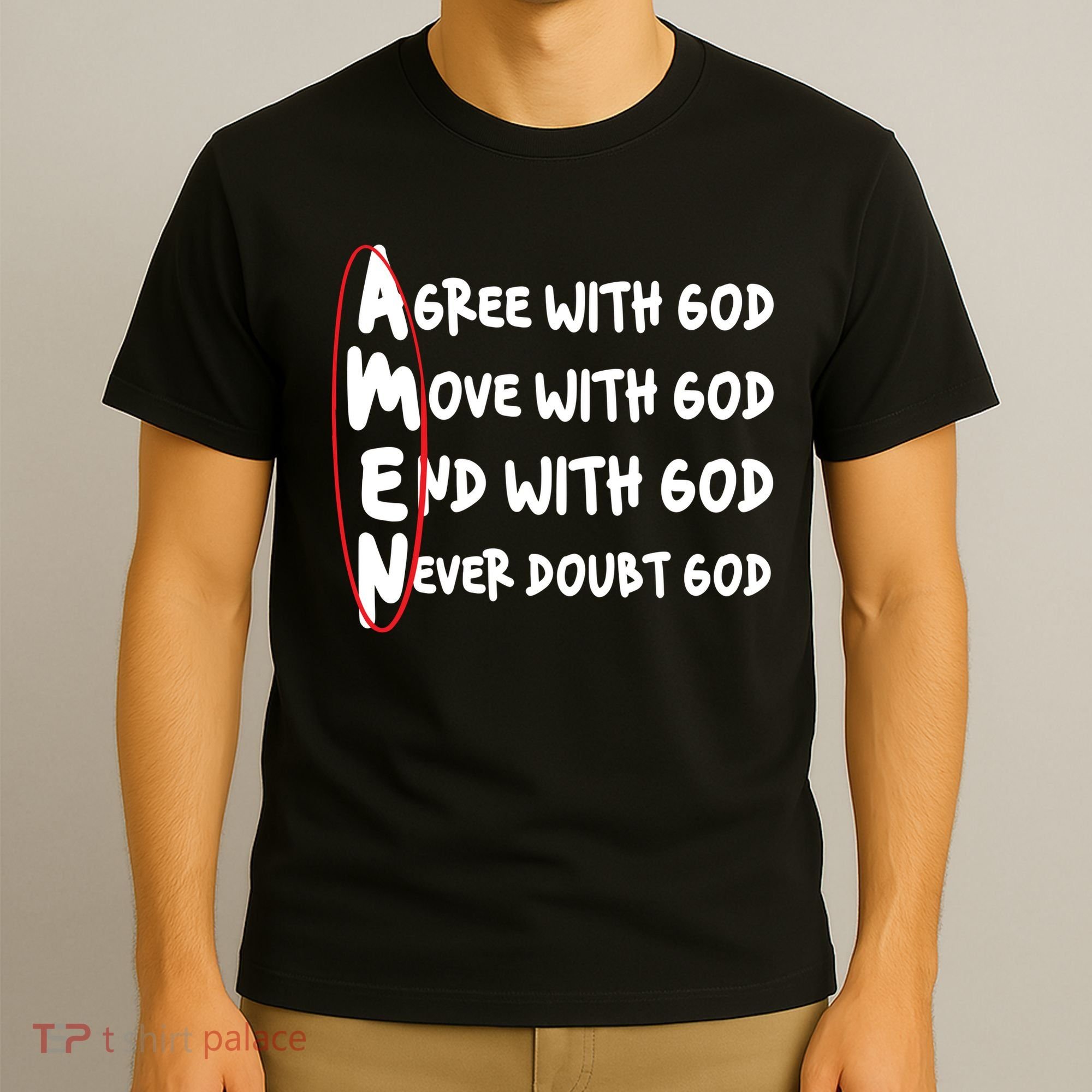 AMEN Christian Faith God T-Shirt