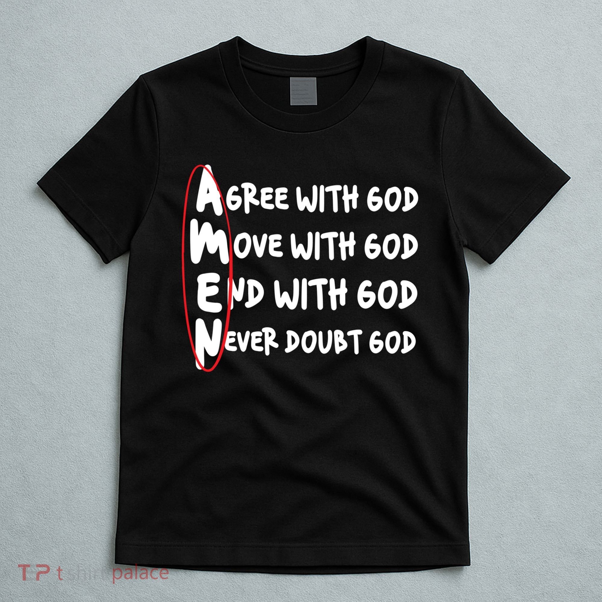 AMEN Christian Faith God T-Shirt