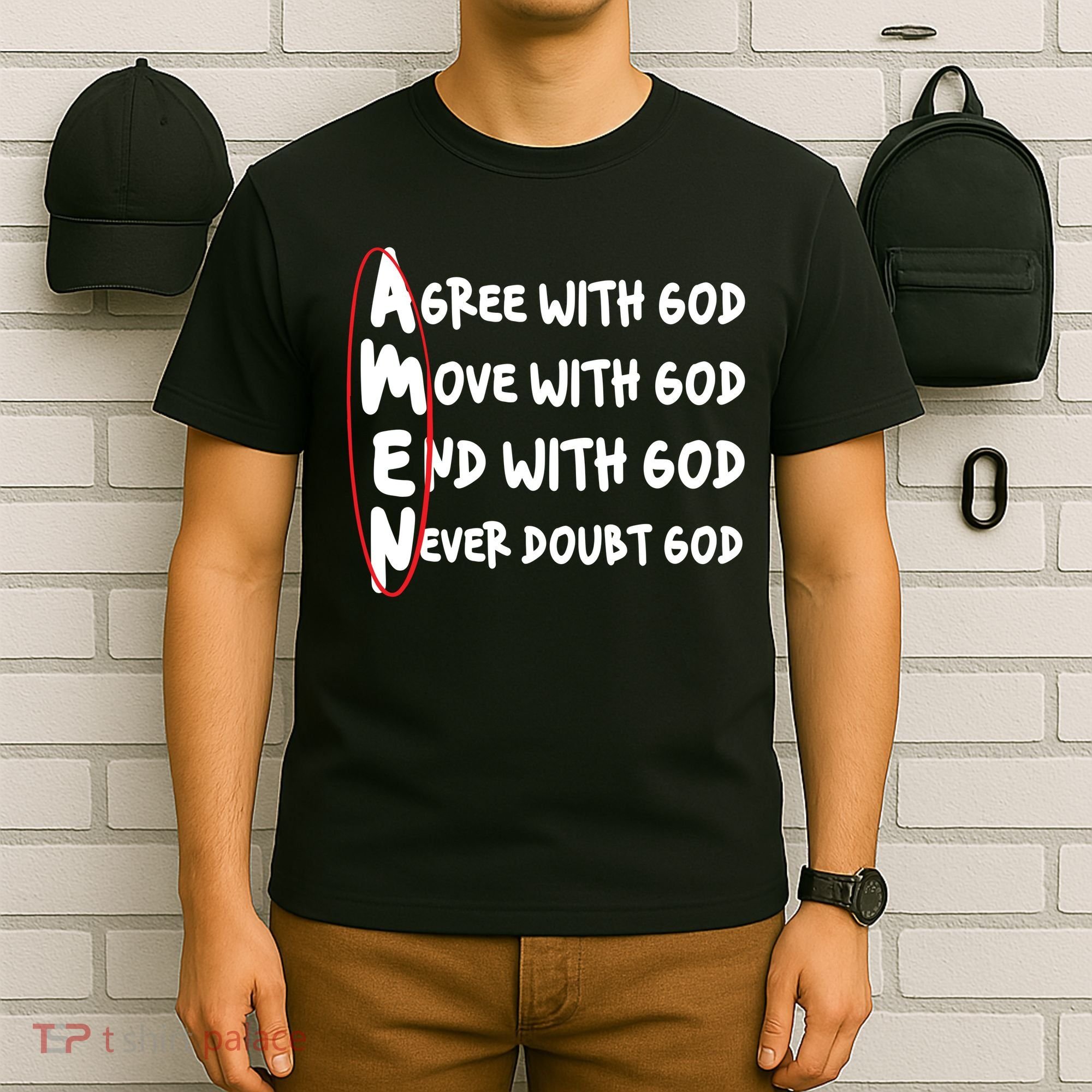 AMEN Christian Faith God T-Shirt